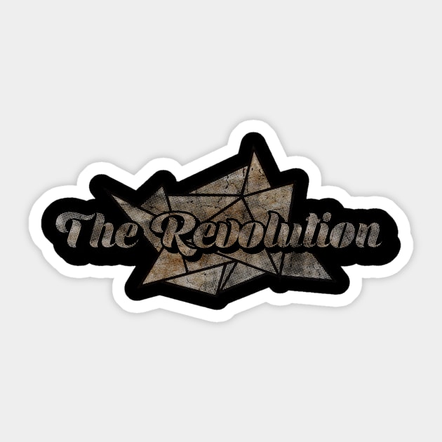 VINTAGE TRIANGEL - The Revolution Sticker by GLOBALARTWORD